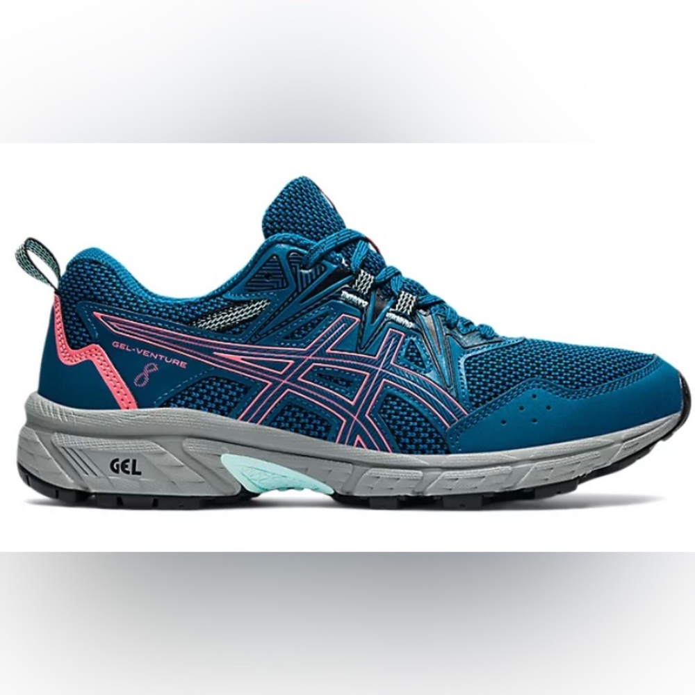 NWT ASICS Women's Gel-Venture Waterproof 8 Trail Running Shoe |Size 7 - Picture 6 of 13
